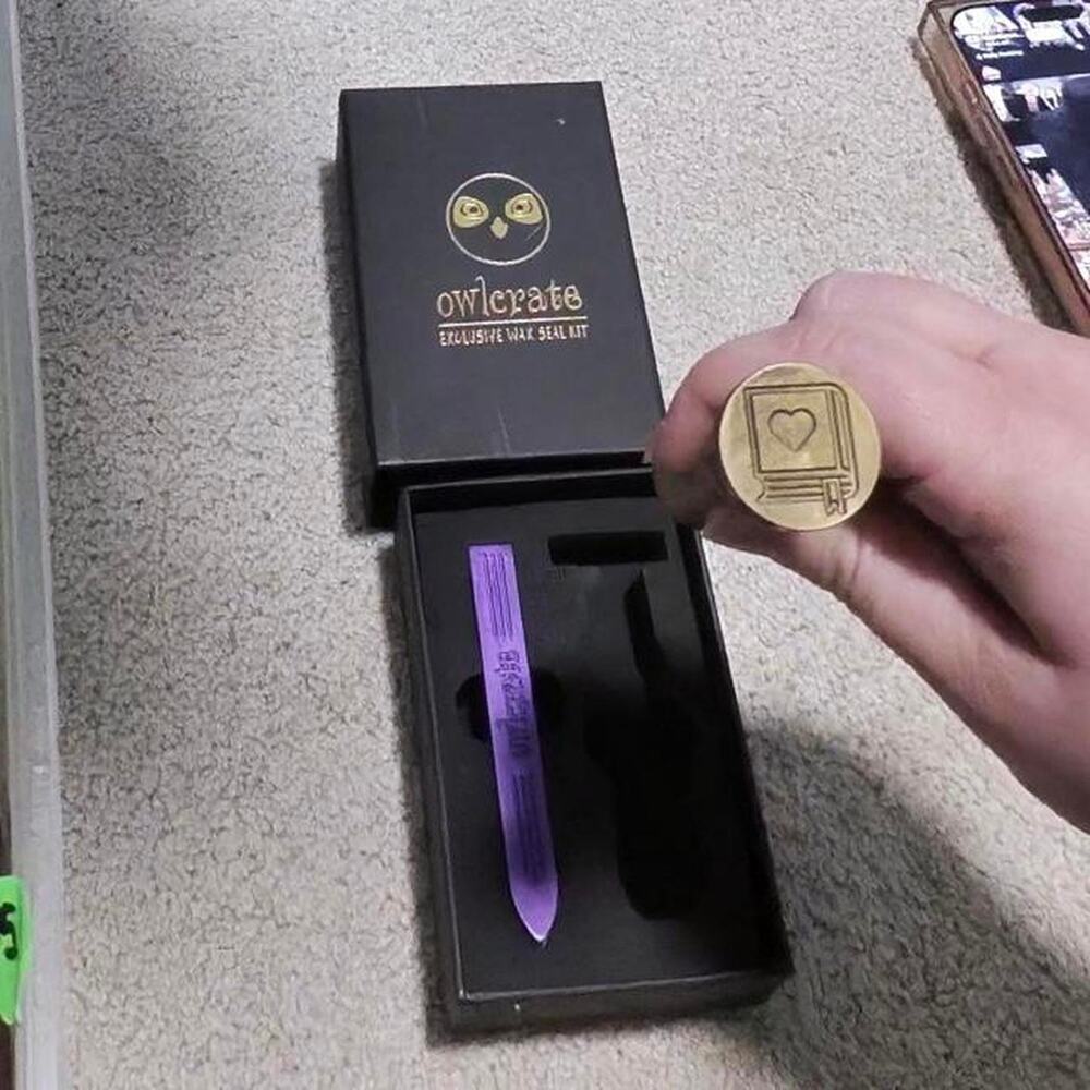 OwlCrate Exclusive Wax Seal Kit Bookish Stationery New in Box